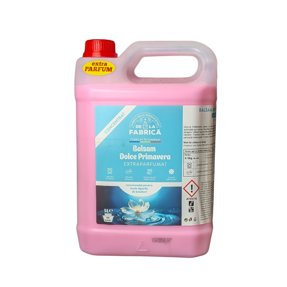 Balsam de Rufe Extra Parfumat Dolce Primavera – Super Concentrat – DeLaFabrica 5L